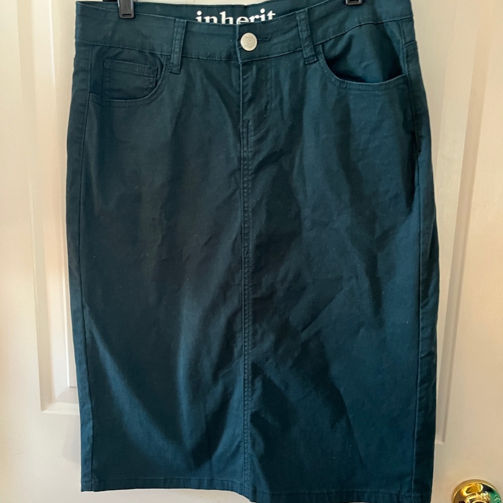 Inherit Mallard Green Remi Skirt